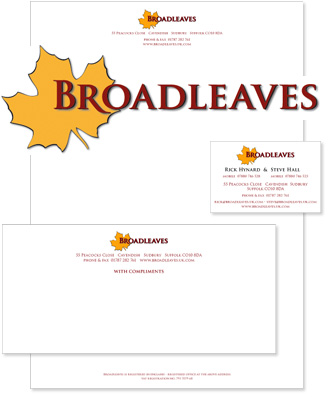 Broadleaves stationery